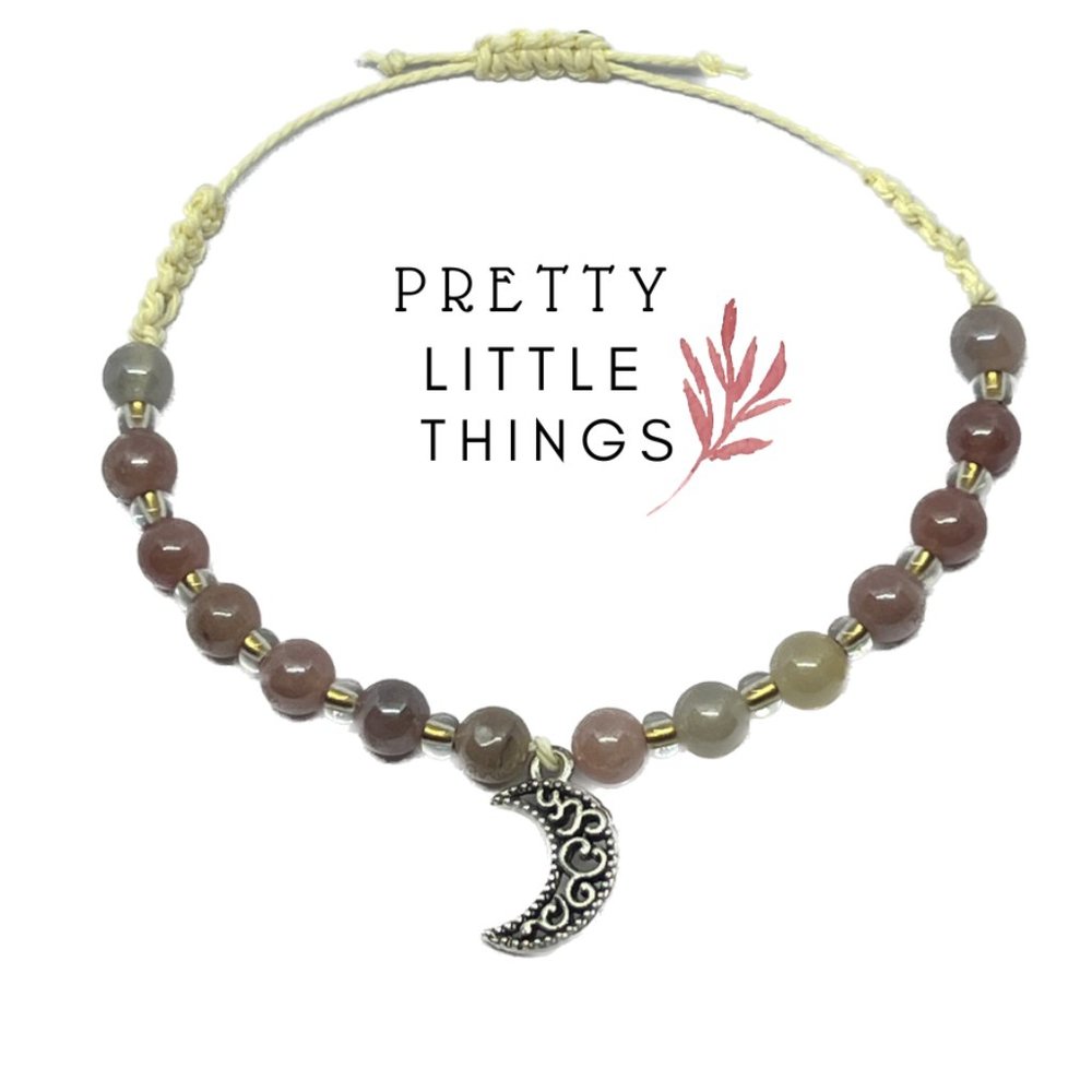 Moonlit Handcrafted Square Knot Bracelet